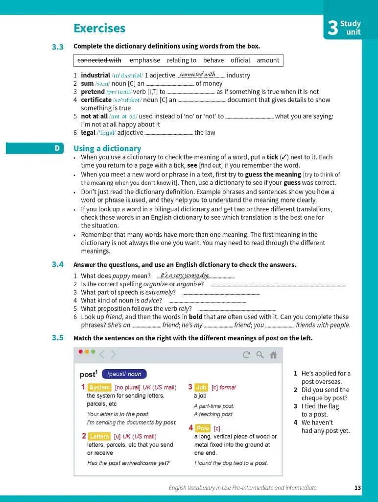 English Vocabulary in Use Pre-intermediate and Intermediate. Book with Answers. Vocabulary Reference and Practice (4th Edition) - фото 7
