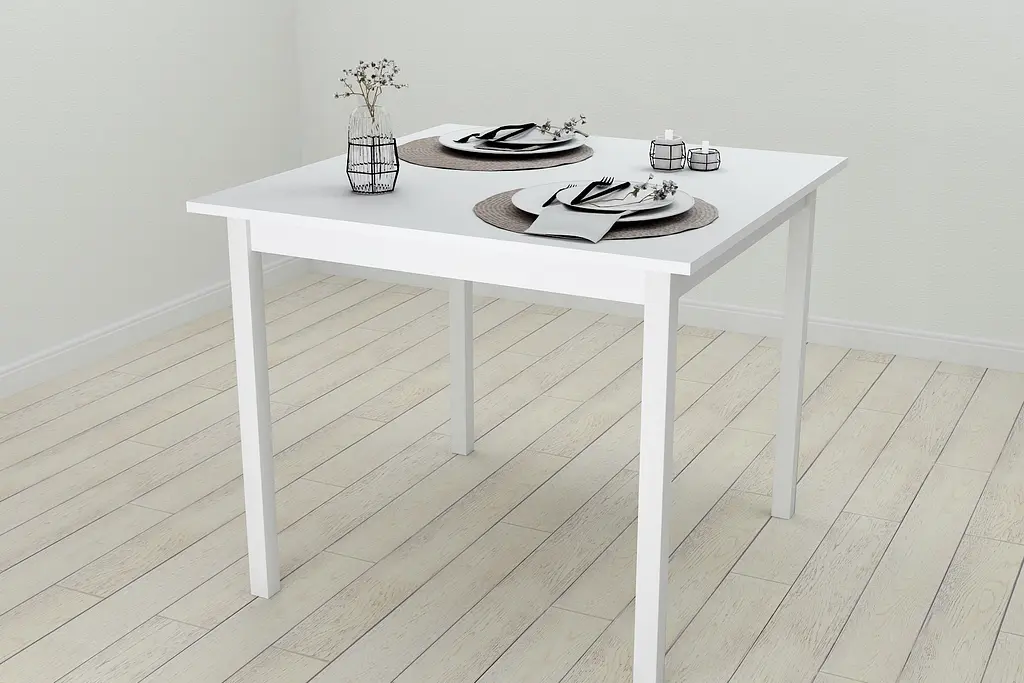 Стіл кухонний Ferrum-decor Дієго 75x80x80 Білий ДСП Білий 16мм (FRD-106302) - фото 4