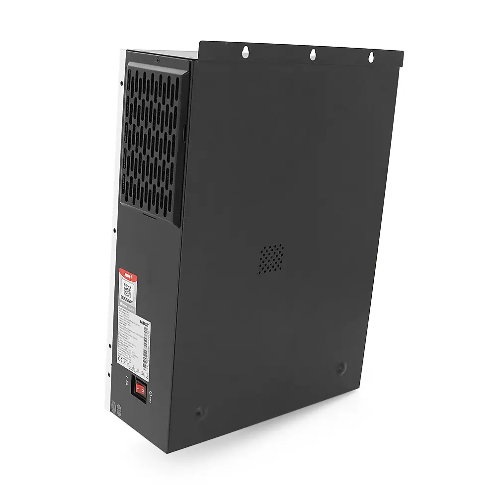 Гібридний інвертор MUST PV18-6248ECO. 6200W, 48V, струм заряду 100A, 170-280V, MPPT (100А, 120-450 Vdc), 428x318x140 мм. 10 кг. - фото 2