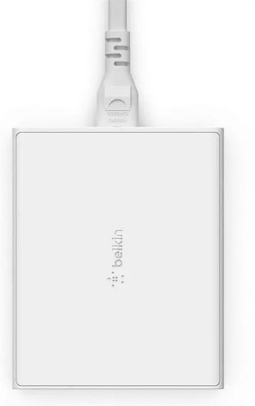 Мережевий зарядний пристрій Belkin Home Charger 108W Dual USB-С/USB-A (WCH010VFWH) - фото 3