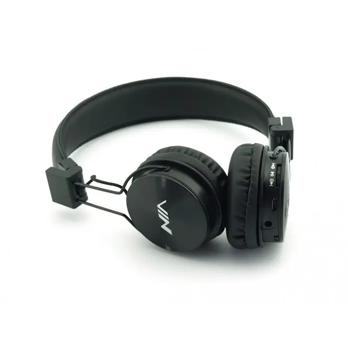 Бездротові навушники з оголов'ям чорні з MP3 плеєром Bluetooth NIA-X3