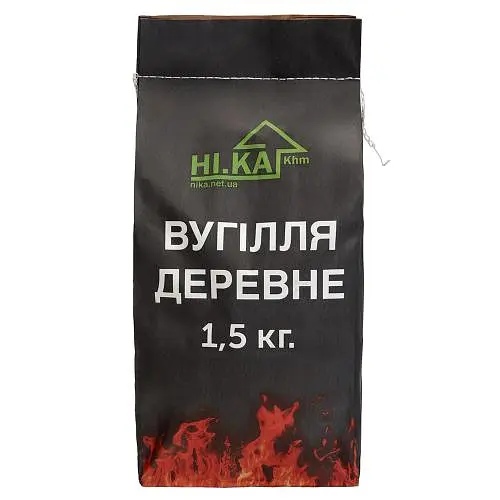 Вугілля деревне 1,5 кг НІ.КА