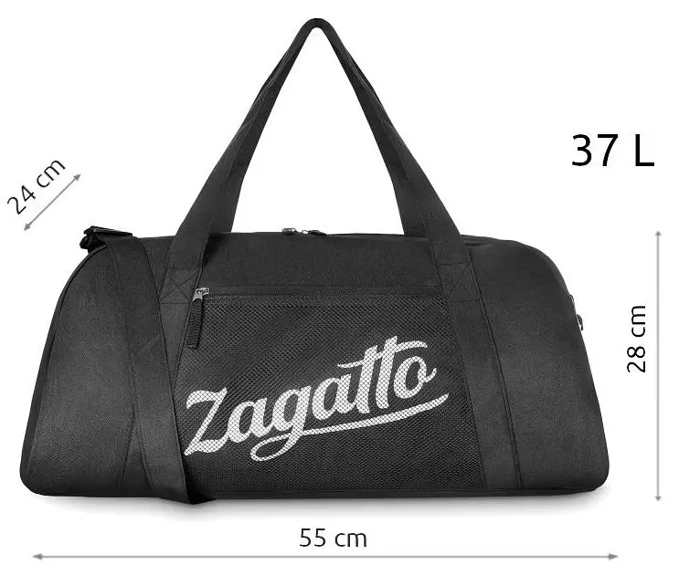 Спортивна сумка Zagatto 37L ZG756 Чорна - фото 4