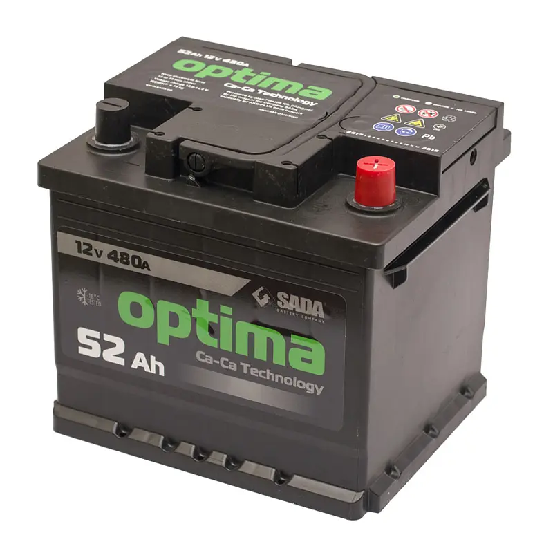 Автомобильный аккумулятор Optima 6СТ-52 (-/+) Евро 12В 52Ач 480А - фото 3