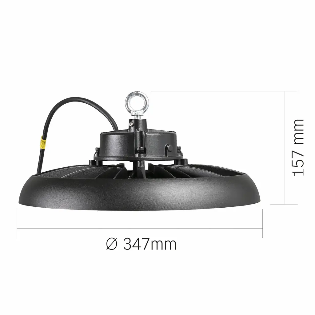 LED світильник висотний ХайБей VIDEX 200W 5000K 36000Lm Чорний - фото 3