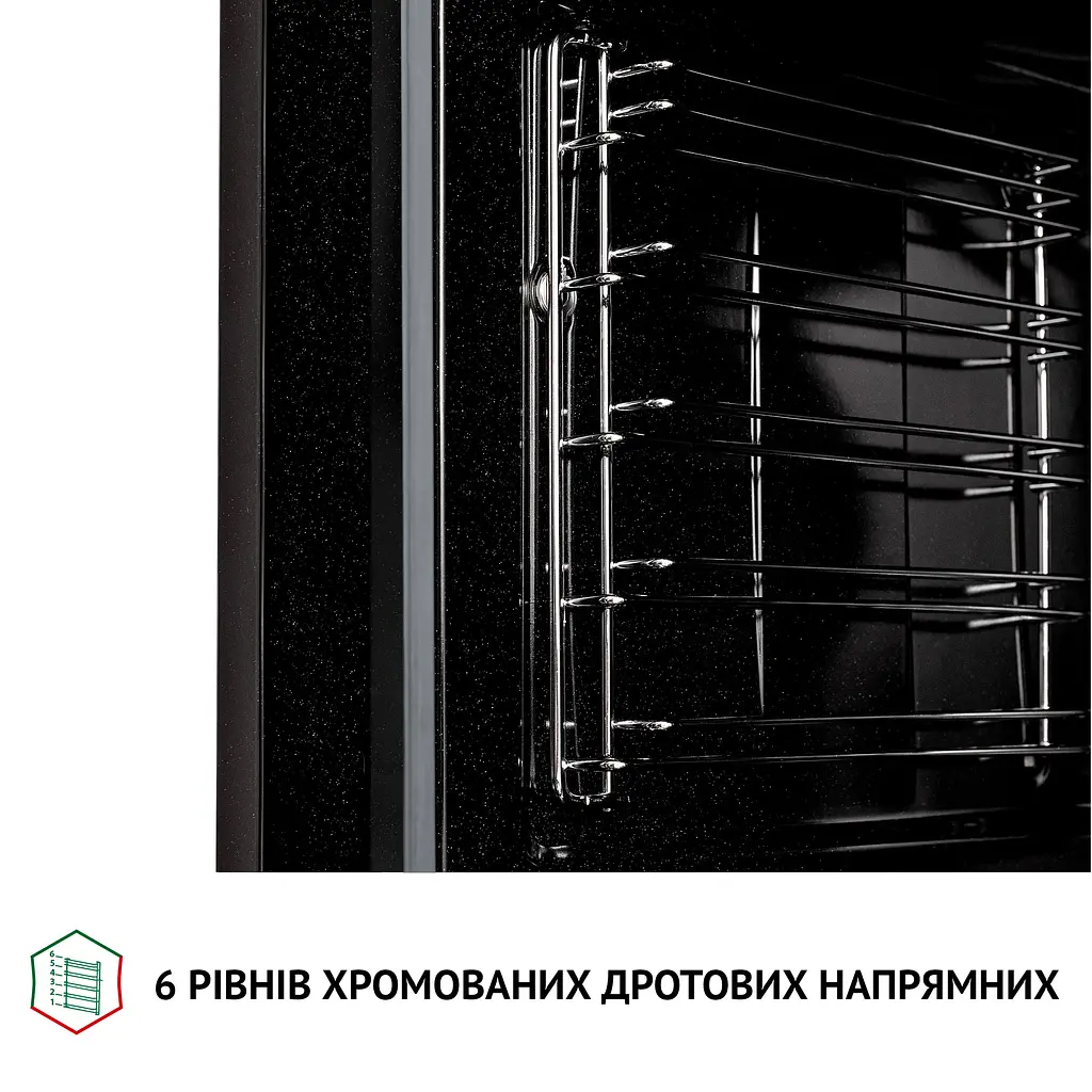 Духова шафа електрична Perfelli DIAMOND 6M8L INOX - фото 9