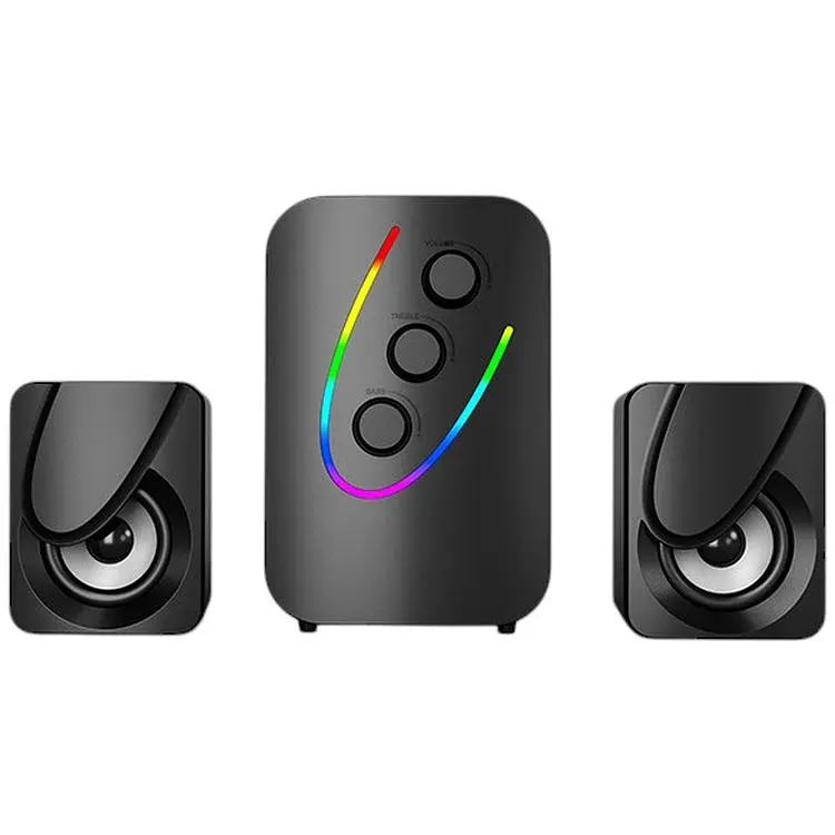 Акустична система 2.1 Havit HV-SF140BT 11W USB Black (HV-SF140BT) - фото 3
