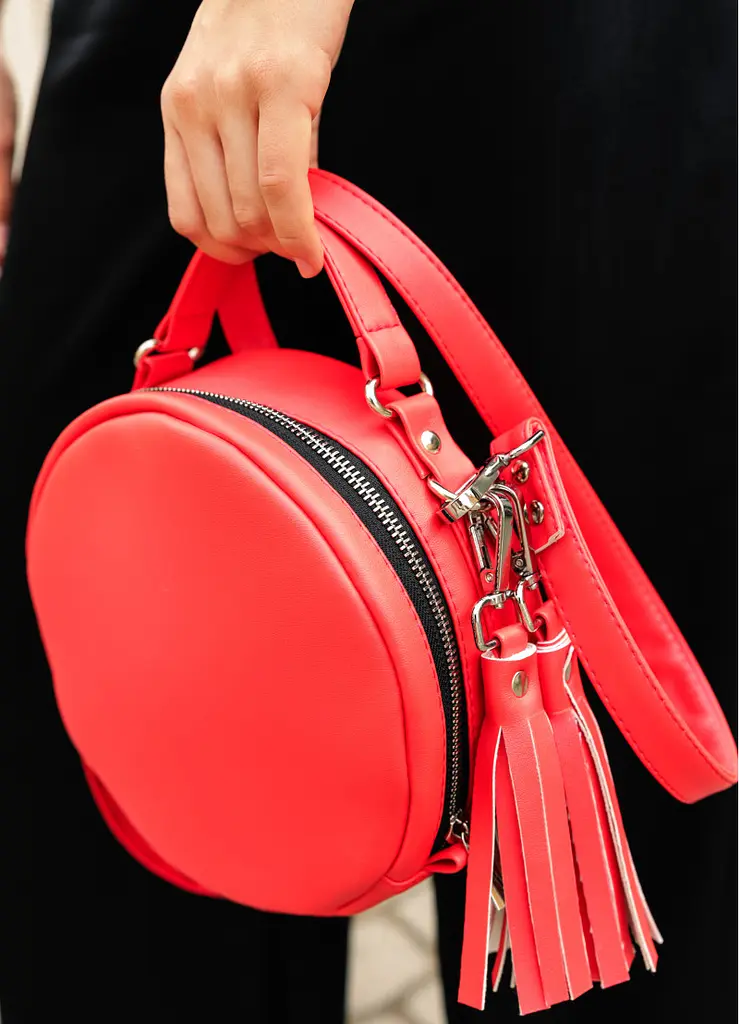 Сумка жіноча Sambag Bale червона 20 х 20 х 10 см (52200017) - фото 3