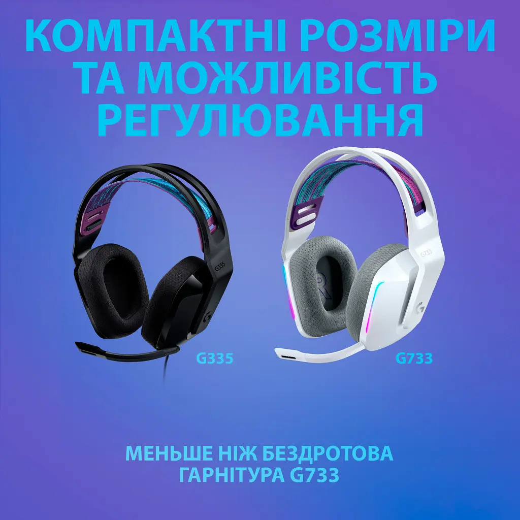 Навушники Logitech G335 Wired Gaming Black (981-000978) - фото 11