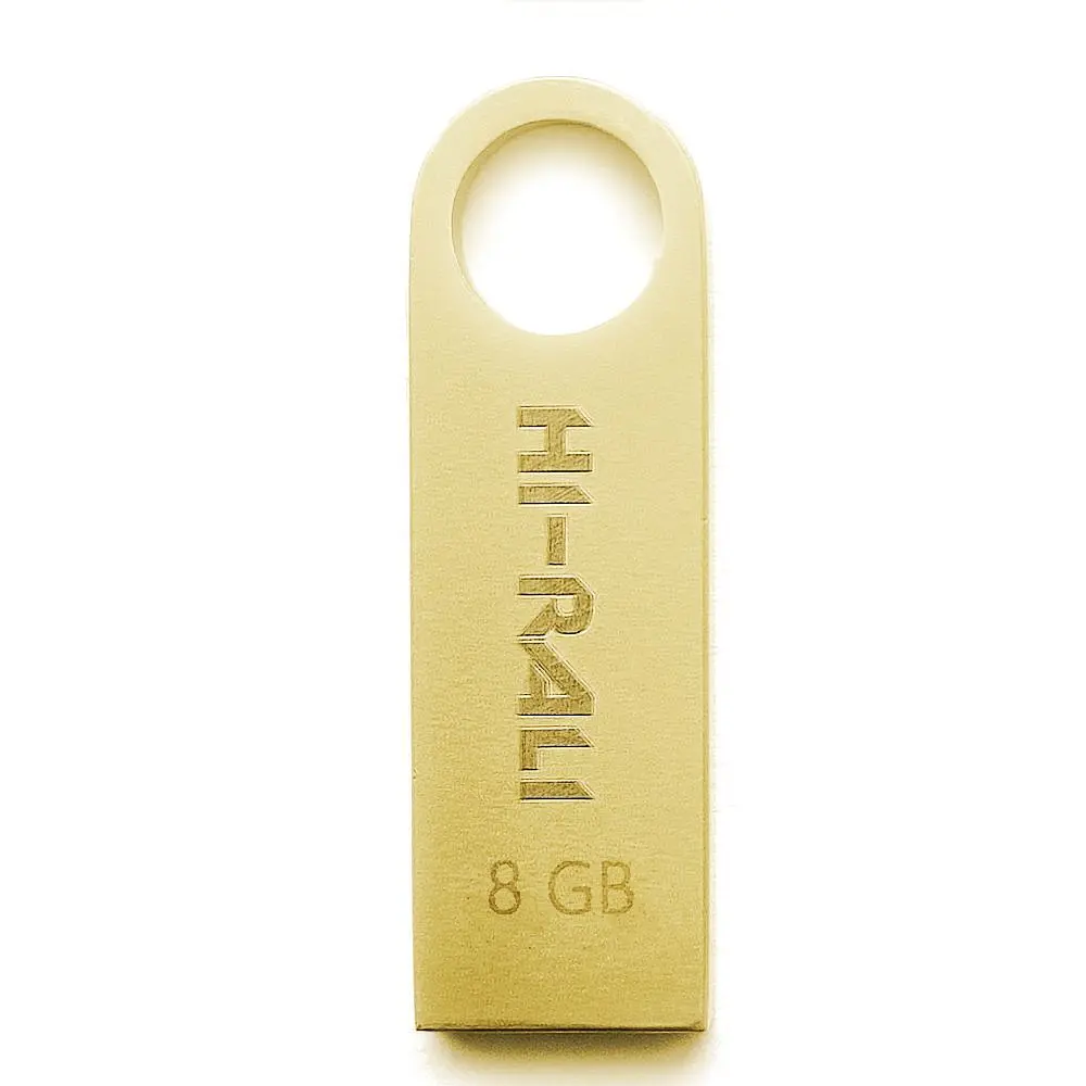 Флеш-накопитель USB 8GB Hi-Rali Shuttle Series Gold (HI-8GBSHGD) - фото 3