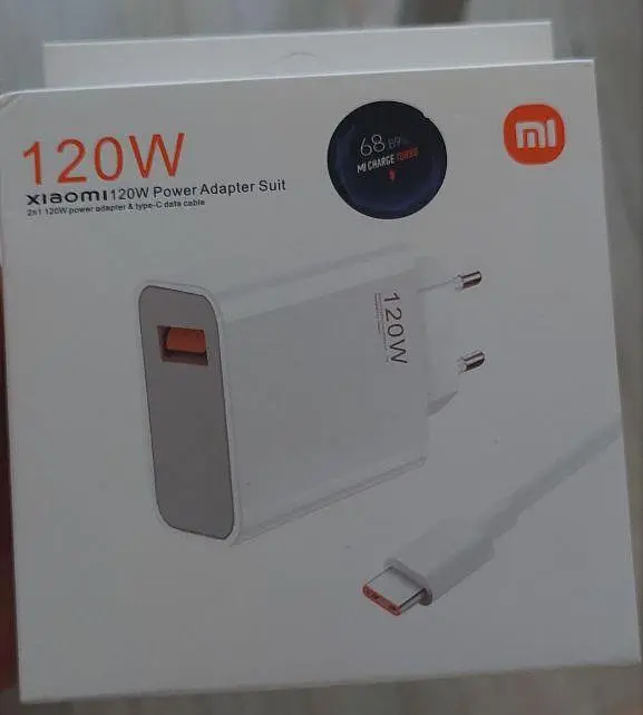 Блок живлення — зарядний пристрій Xiaomi 120 W + кабель USB to Type-C - фото 4
