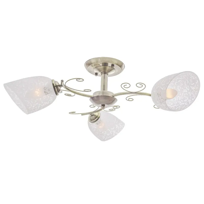 Люстра потолочная Brille в спальню E27 60W BZ (LK-579C/3) - фото 2