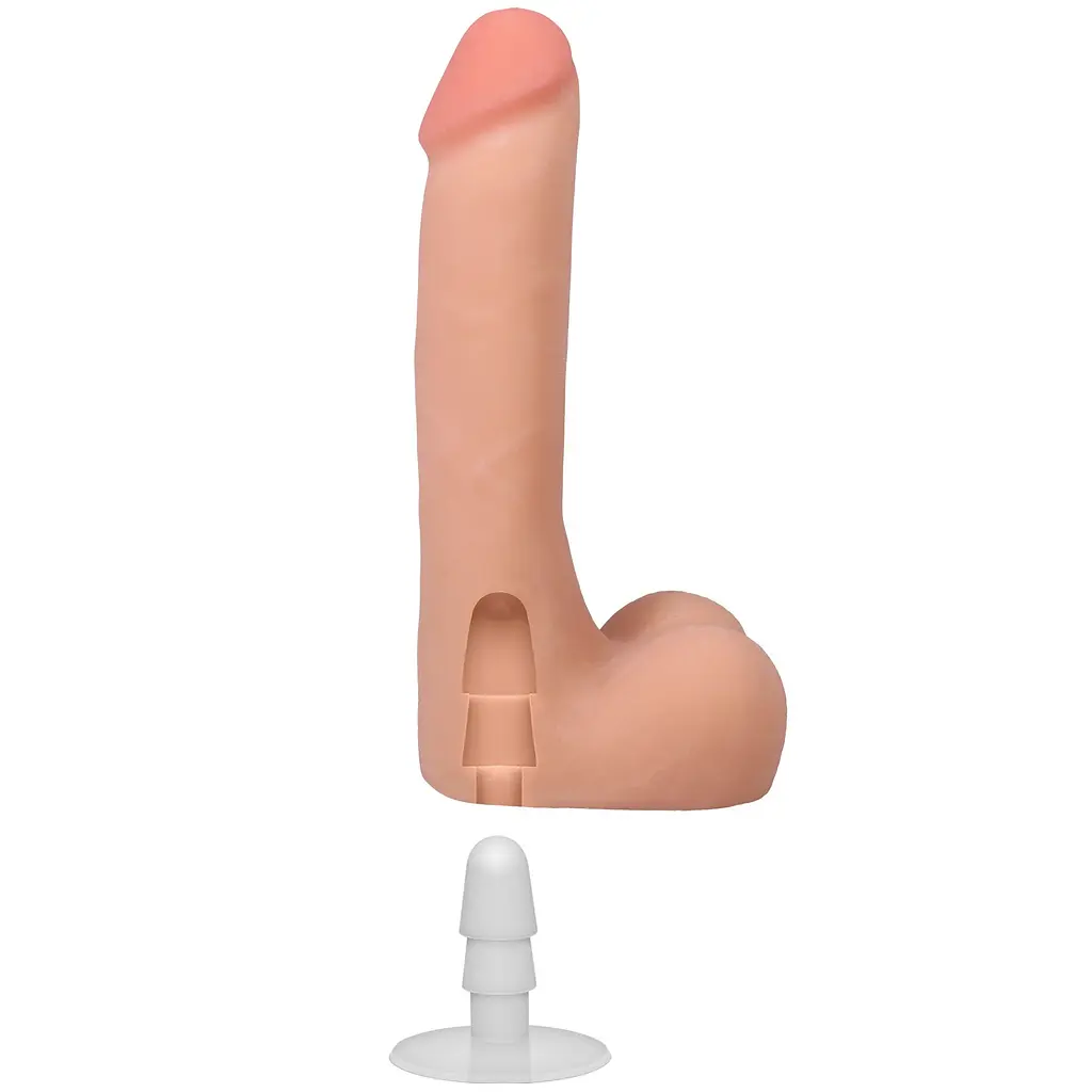 Фалоімітатор Doc Johnson The Realistic Cock ULTRASKYN 9 Inch with Balls, 22.9 см - фото 6