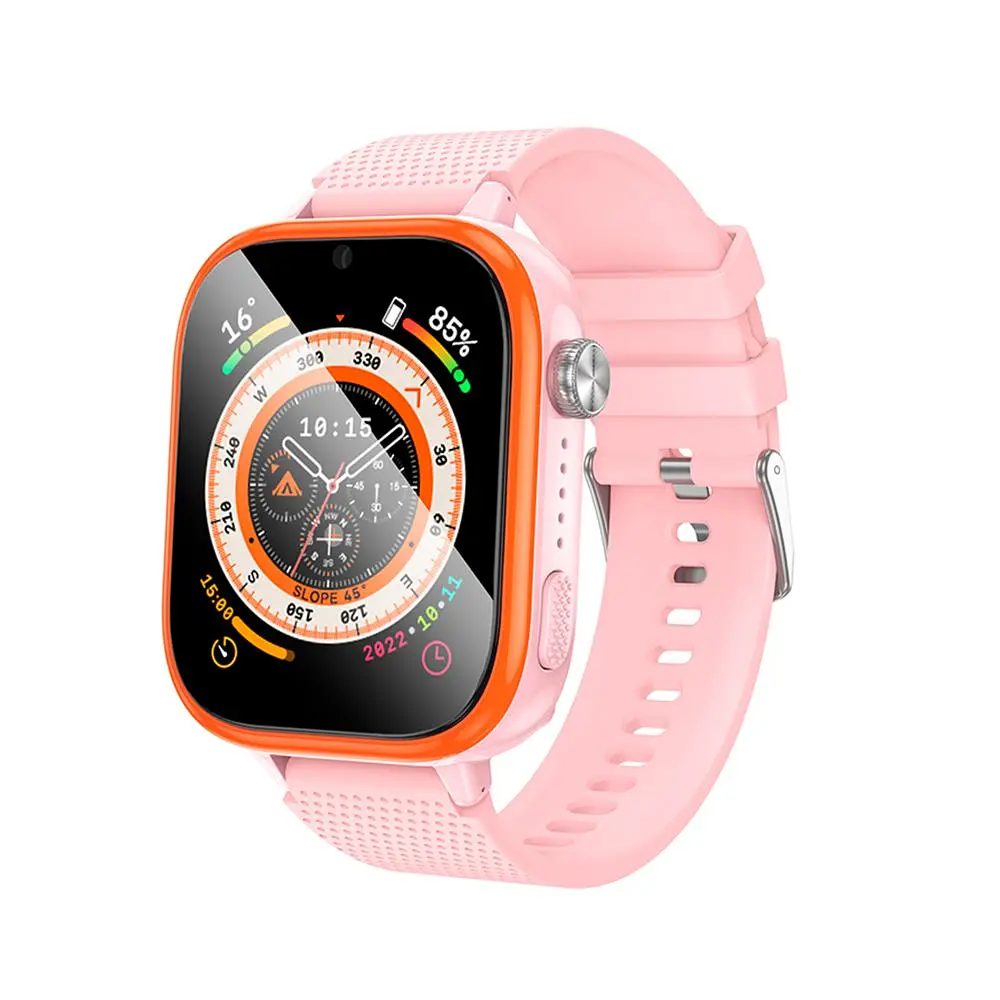 Дитячий смарт годинник Hoco Y101 Сhildren Smart Watch 4G GPS 680mAh/Android 8.1 IP65 Pink