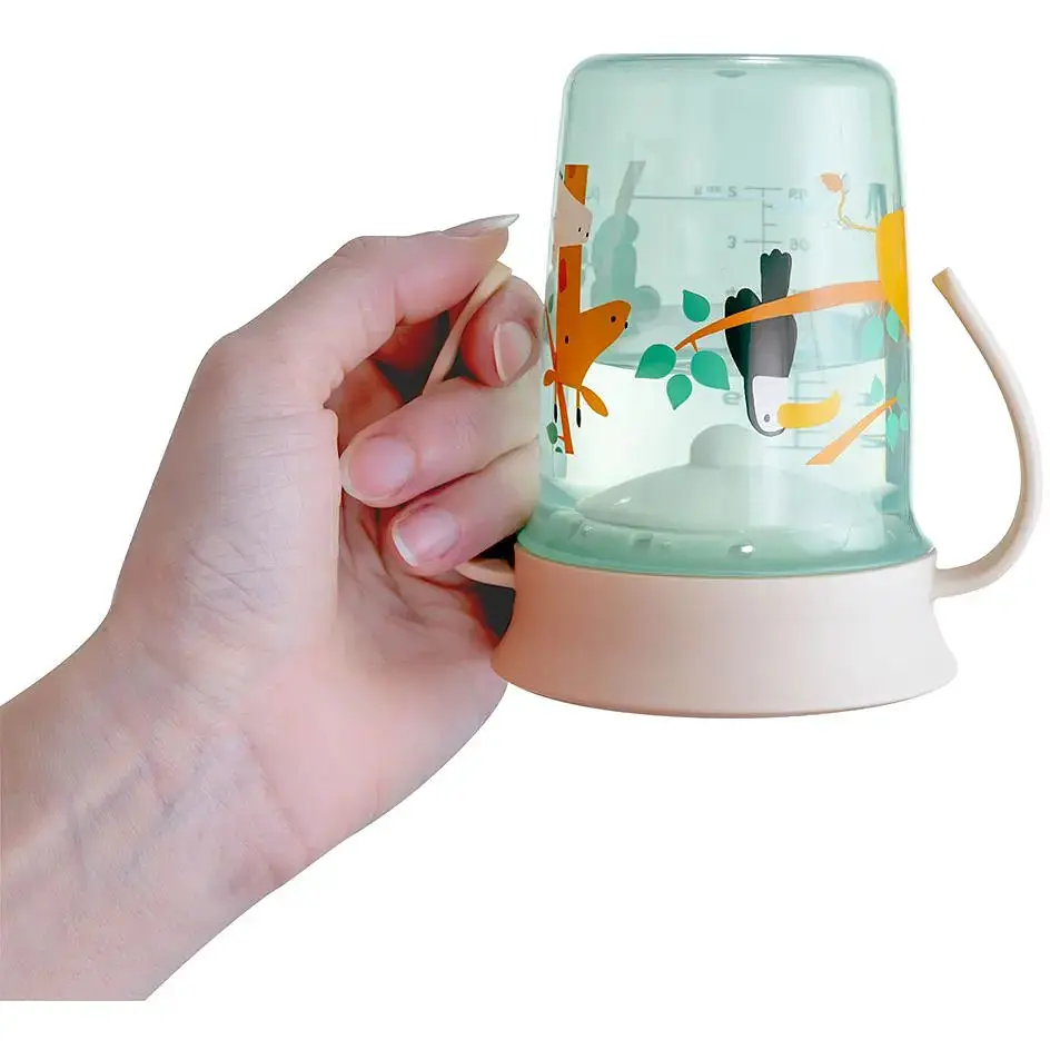 Поїльник-непроливайка Miniland Sippy Cup 360° Jungle 270 мл (89637) - фото 4