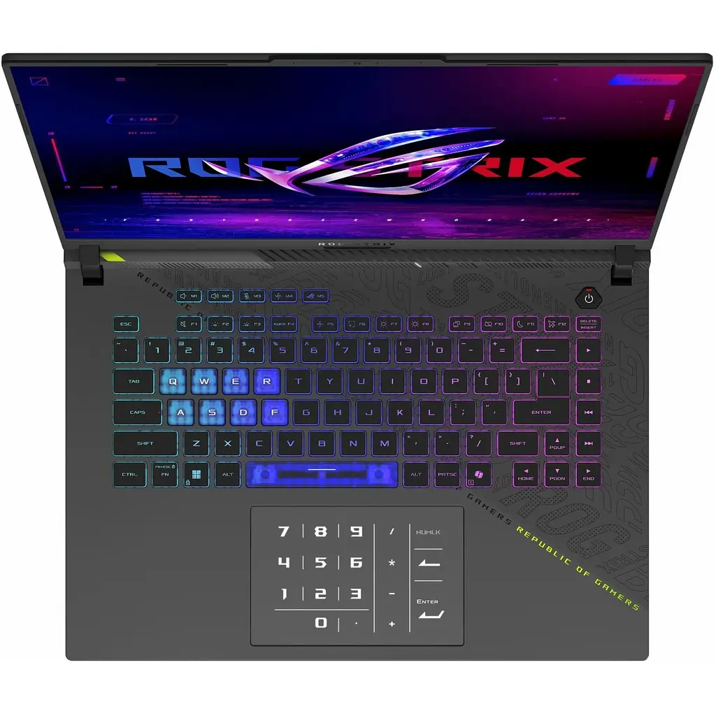 Ноутбук ASUS ROG Strix G16 G614PP (16.1 FHD IPS-level 165 Hz, Ryzen 9 8940HX, 64 GB, 2 TB, RTX 5070, W11H) (G614PP-WH94_64-2) - фото 4