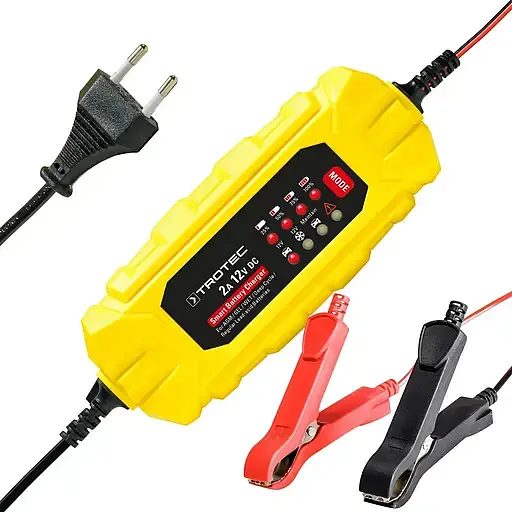 Зарядний пристрій Trotec PBCS 2A 12V 4-60Ah для автомобільного акумулятора (DAS302833) - фото 4