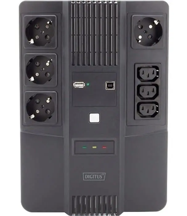 Джерело безперебійного живлення Digitus 800 ВА / 480 Вт / 9 А*ч (DN-170111) - фото 2