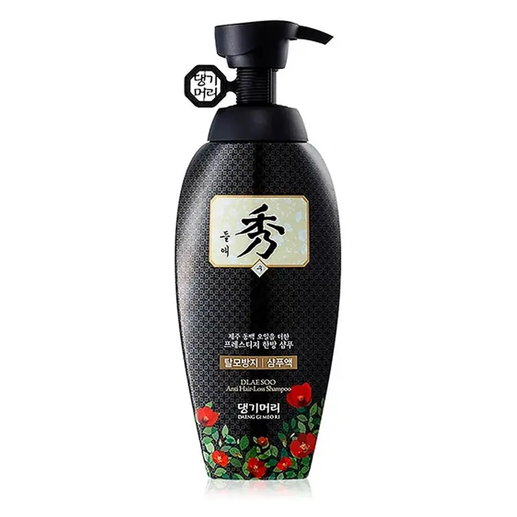 DAENG GI MEO RI Dlae Soo Anti-Hair Loss Shampoo шампунь проти випадіння волосся на основі східних рослин з олією камелії Чеджу