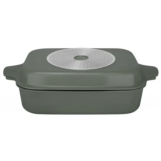 Гусятниця Ringel Zitrone Olive з кришкою сковородою-гриль 6+3 л