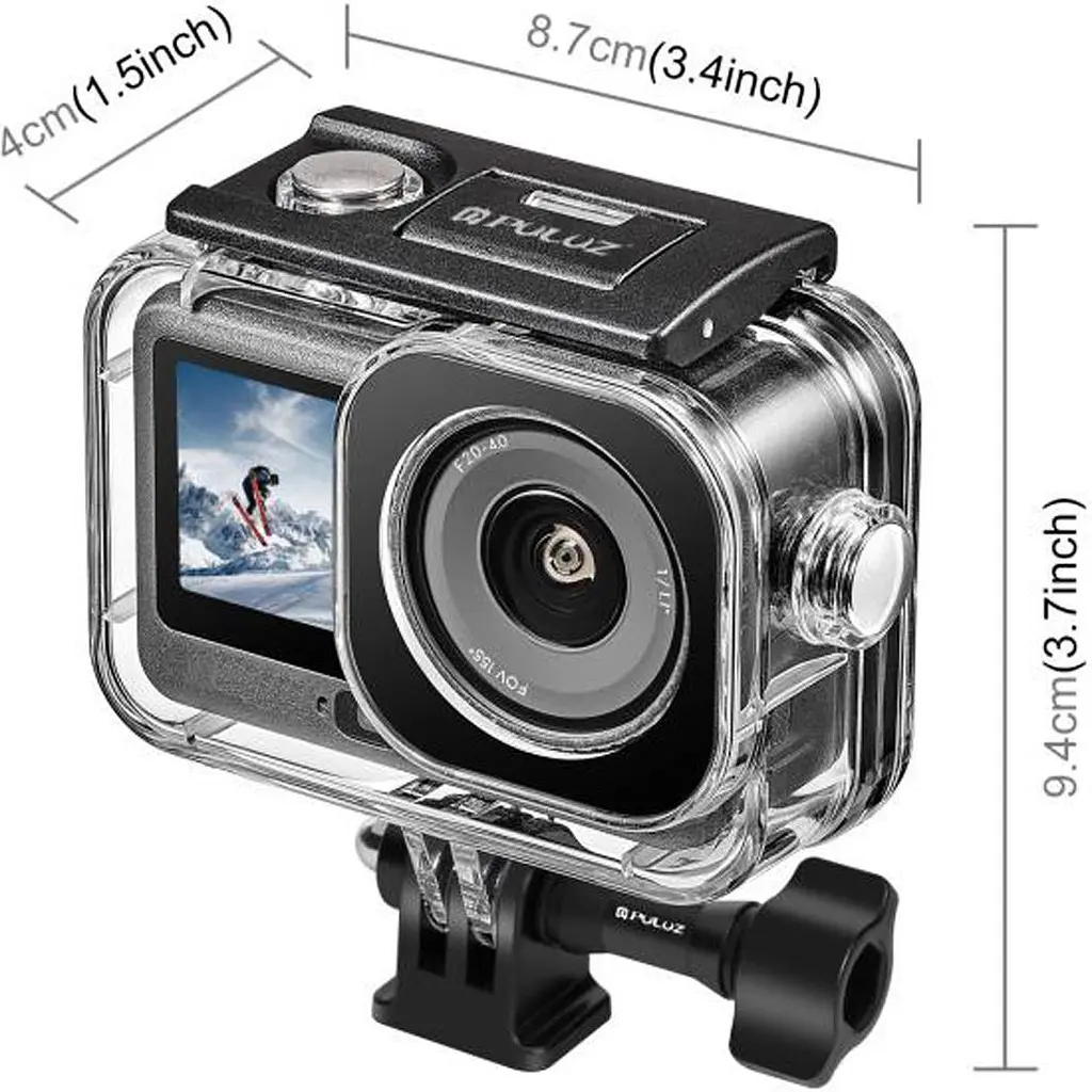 Водонепроникний бокс Puluz PU1078T для DJI Osmo Action 6 60м [163694] - фото 2