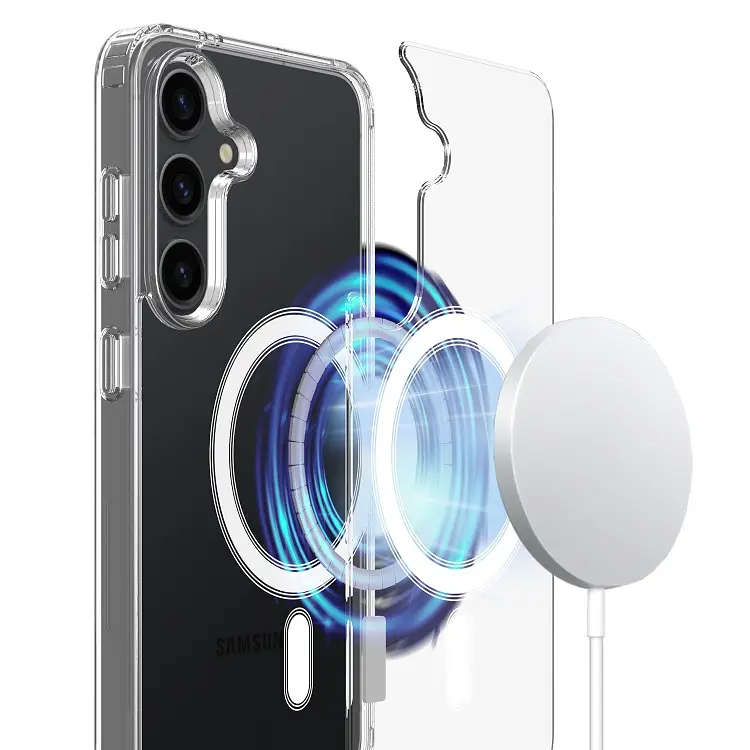 Чохол протиударний для Samsung Galaxy S26 (S942) Clear Case Ultra Hybrid with MagSafe Прозорий - фото 5