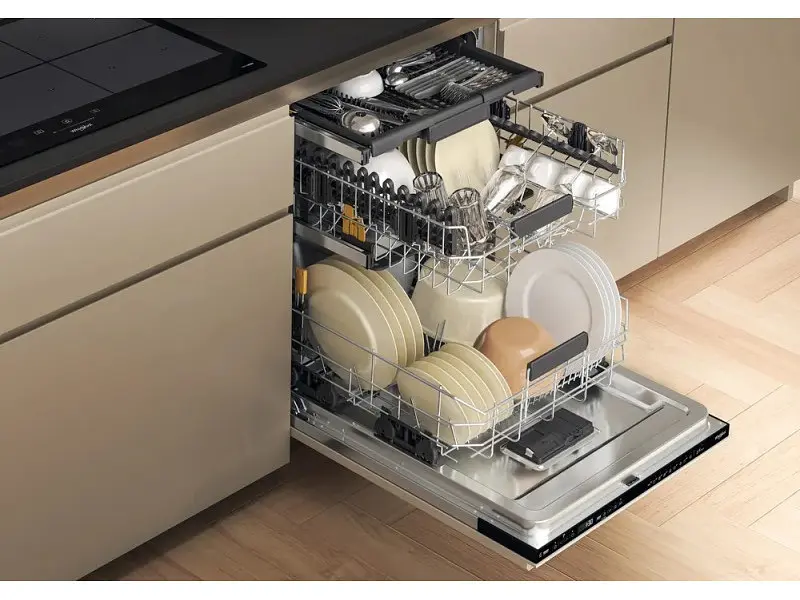 Вбудована посудомийна машина Whirlpool WH7IPA15BM6L0 - фото 4