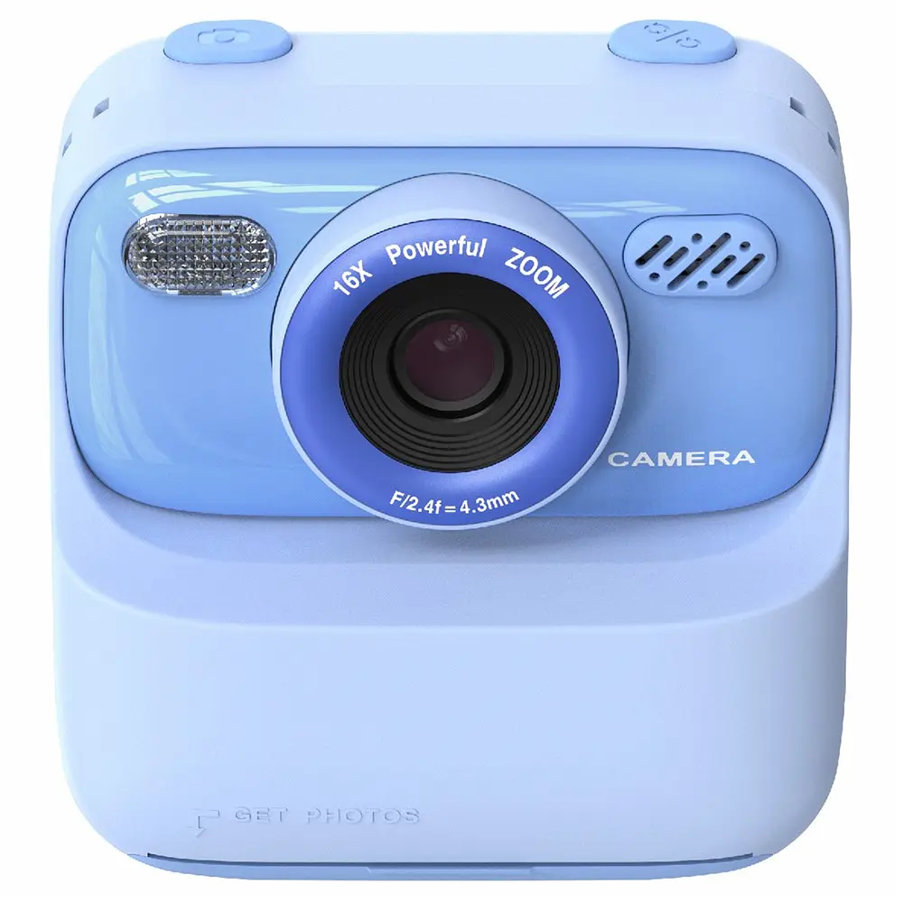 Дитяча камера миттєвого друку Instant Print Camera P79 (Синій) - фото 2