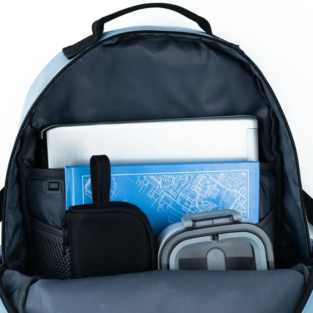 Рюкзак GoPack Education Teens 186 голубой (GO25-186L-2) - фото 12