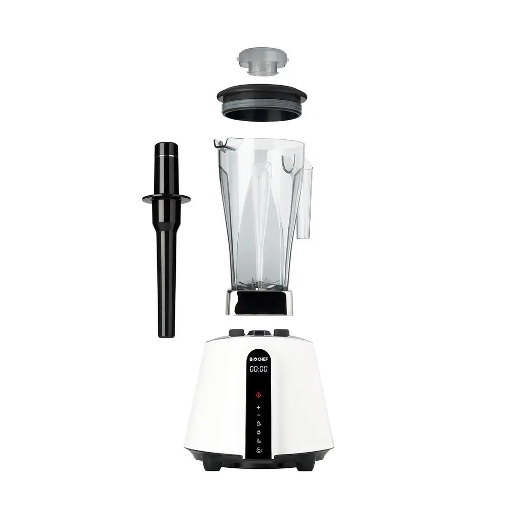 Профессиональный Блендер BioChef Living Food Blender с датчиком температуры, белый - фото 4