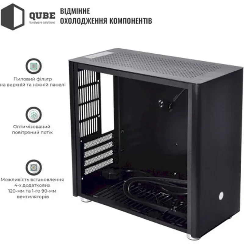 Корпус для ПК Qube QBV9M_WBNU3 - фото 11