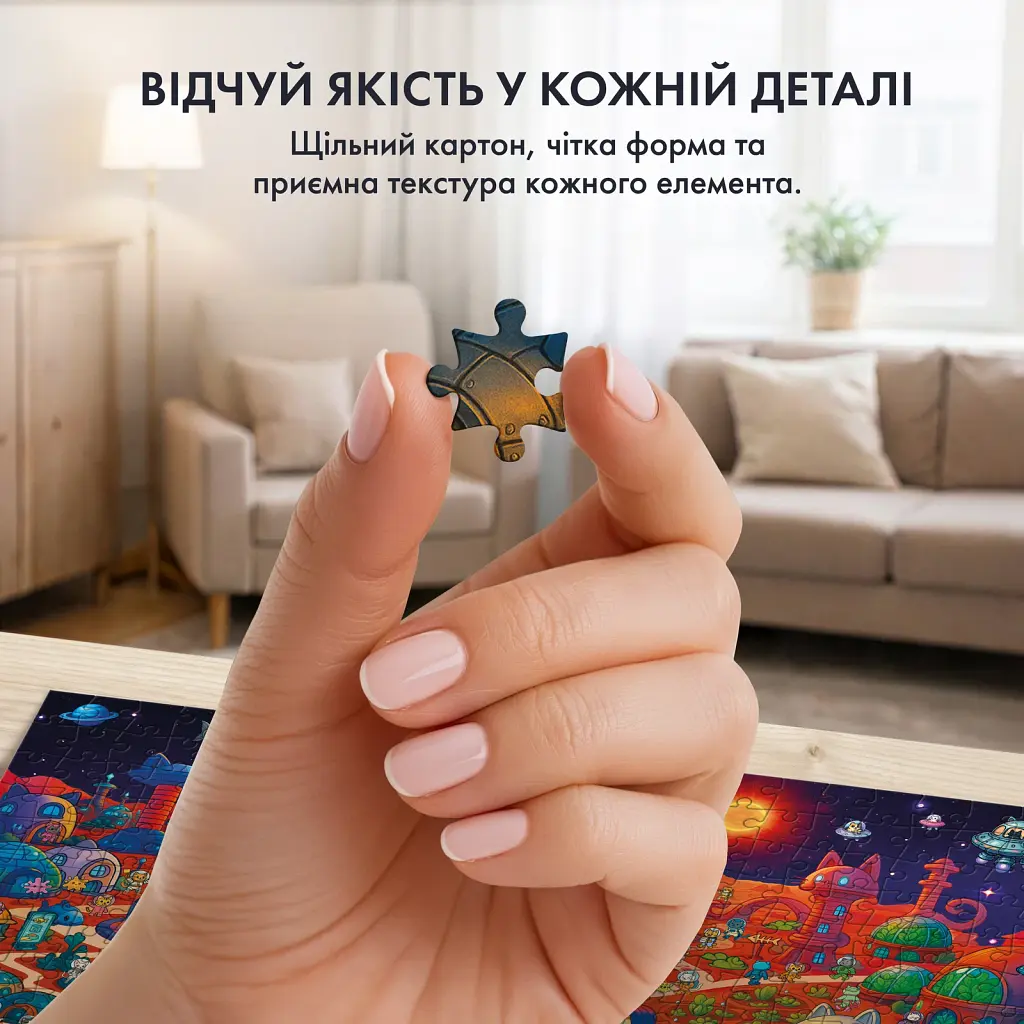 Пазл «Котомісто на Марсі» 1000 елементів - фото 6