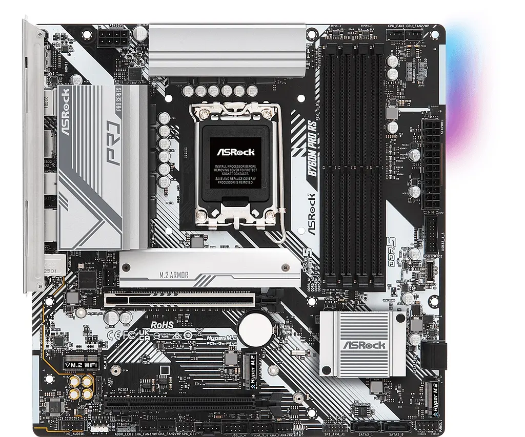 Материнская плата ASRock B760M Pro RS Socket 1700 - фото 2