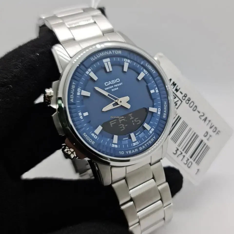 Годинник наручний чоловічий Casio AMW-880D-2A1 - фото 2