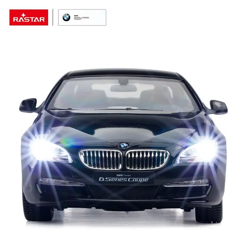 Машинка BMW 6 Series черный RASTAR модель 1:14 Автомобиль на дистанционном управлении + пульт - фото 3
