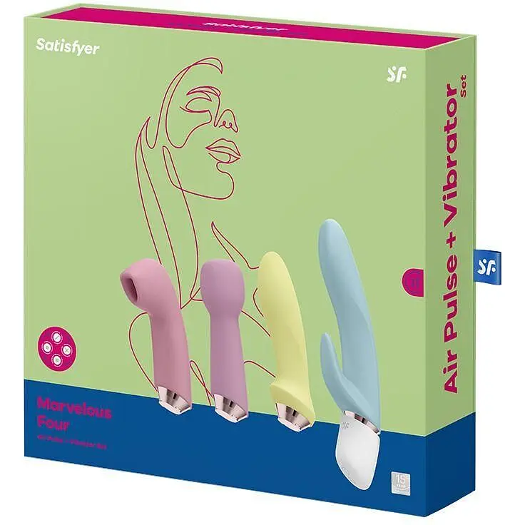 Подарочный набор секс-игрушек Satisfyer Marvelous Four  - фото 6