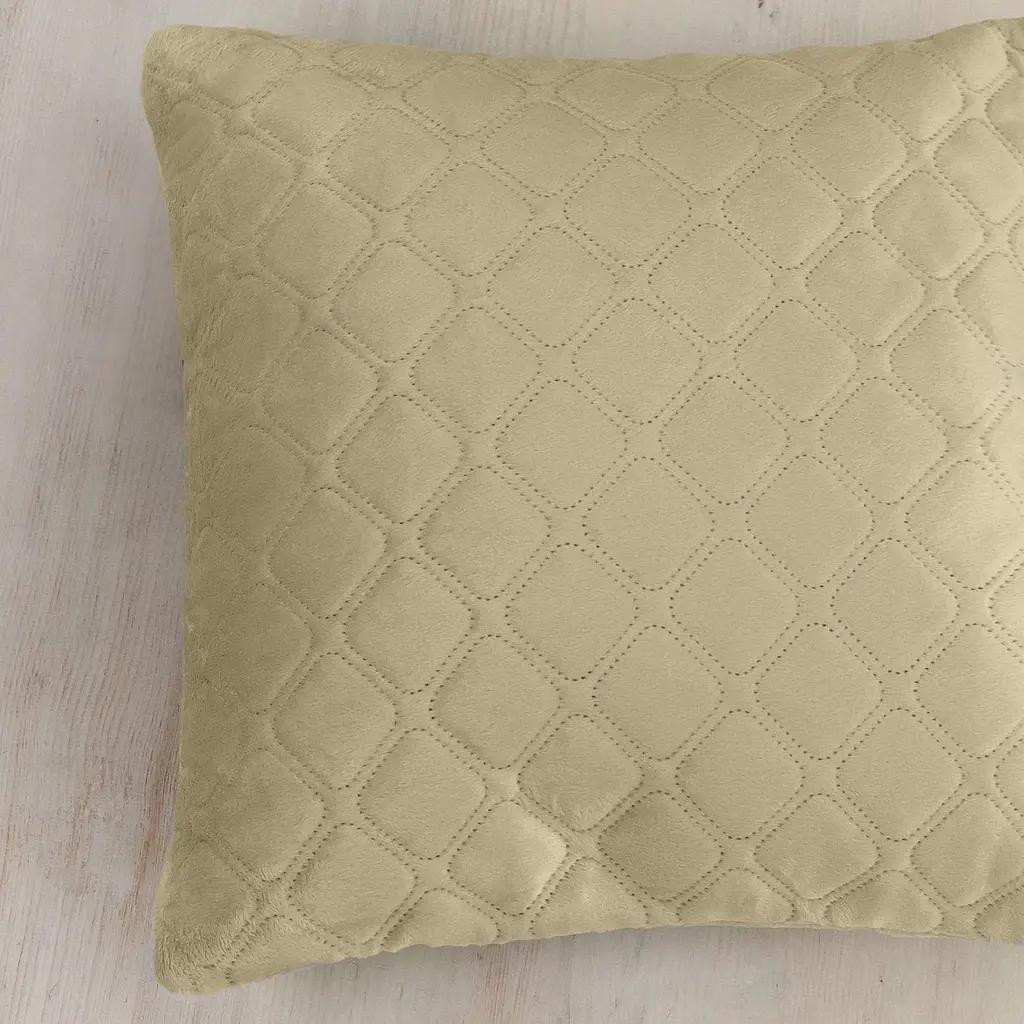 Подушка декоративная ТЕП Velour 50х70 см 407 бежевая (3-00435_10061) - фото 3