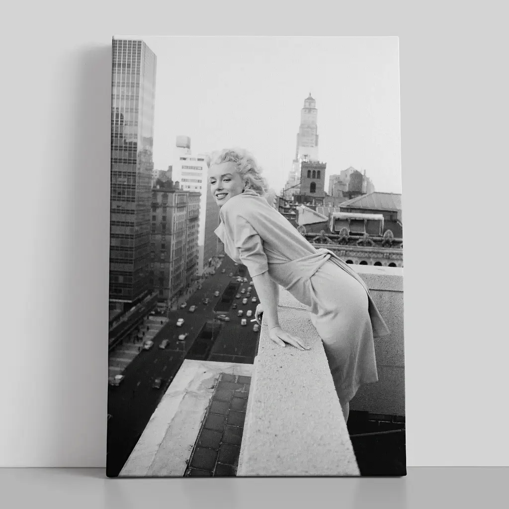 Інтер'єрна картина Мерилін Монро, Marilyn Monroe, культове фото, 60×40 см (id5797)