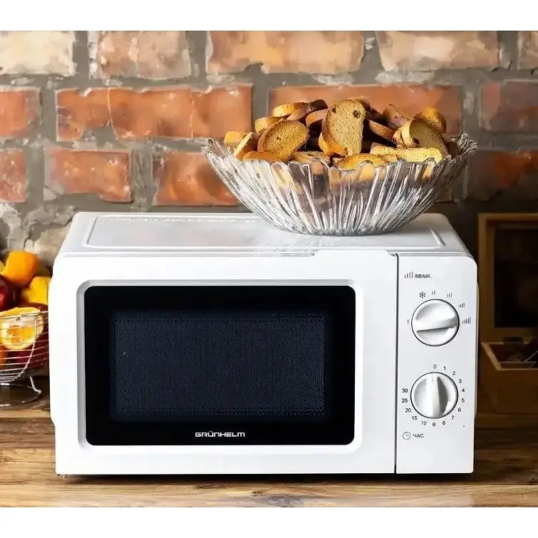 Мікрохвильова піч Grunhelm 20MX701-W 800 Вт біла - фото 8