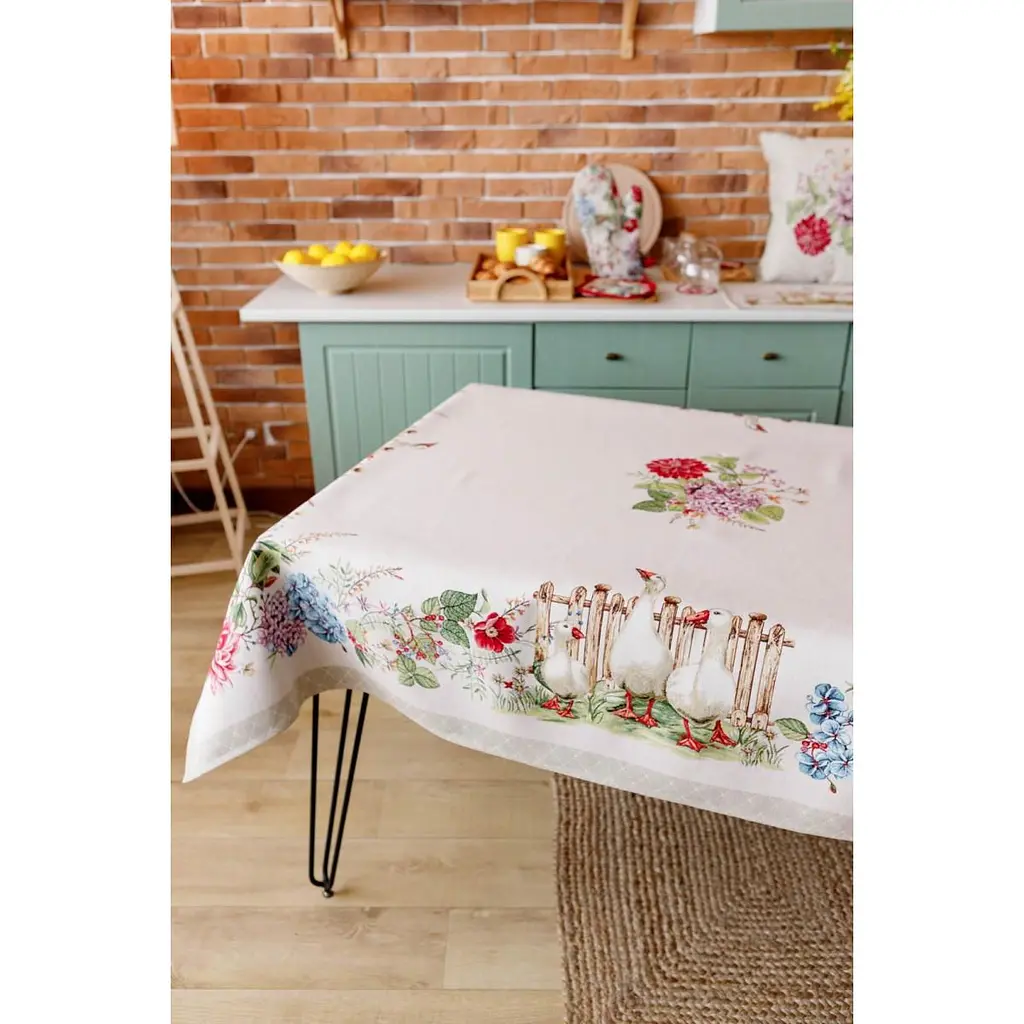 Скатертина Прованс Гуси прямокутна 180х135 см (34097) - фото 6