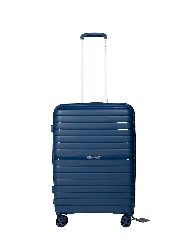Валіза середня M Snowball 49203 поліпропілен Темно-синій - фото 2