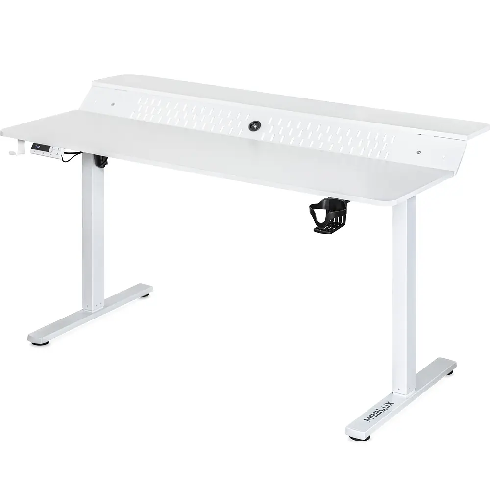 Стіл з електрорегулюванням висоти Mealux PowerDesk Extra White (арт. EVO-262 W/W)
