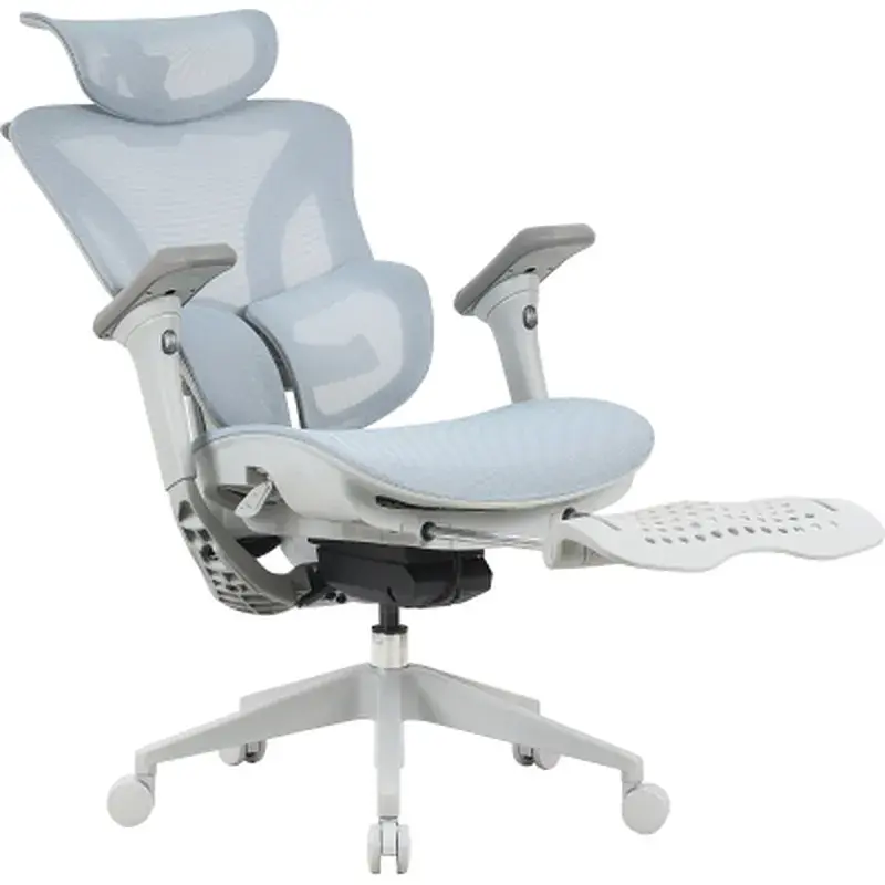 Офисное кресло OfficePro Elite OC950GLB Gray/Light Blue (OC950GLB) - фото 7