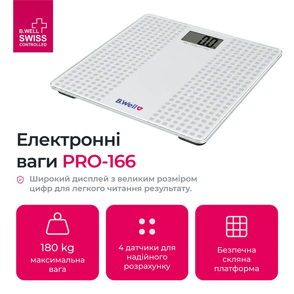 Електронні ваги B.Well PRO-166 (PRO-166-1367) - фото 4