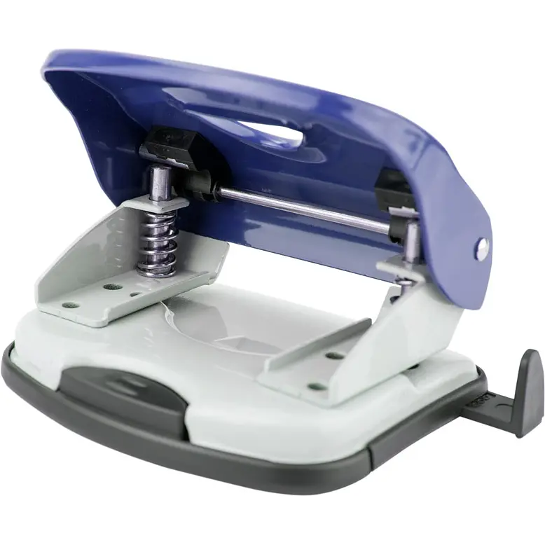 Діркопробивач для паперу Axent Exakt-2 металевий 30 аркушів синій (3930-02-A) - фото 3