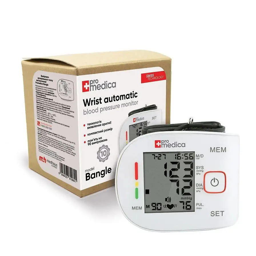 Тонометр ProMedica Bangle автоматичний на зап'ястя - фото 2