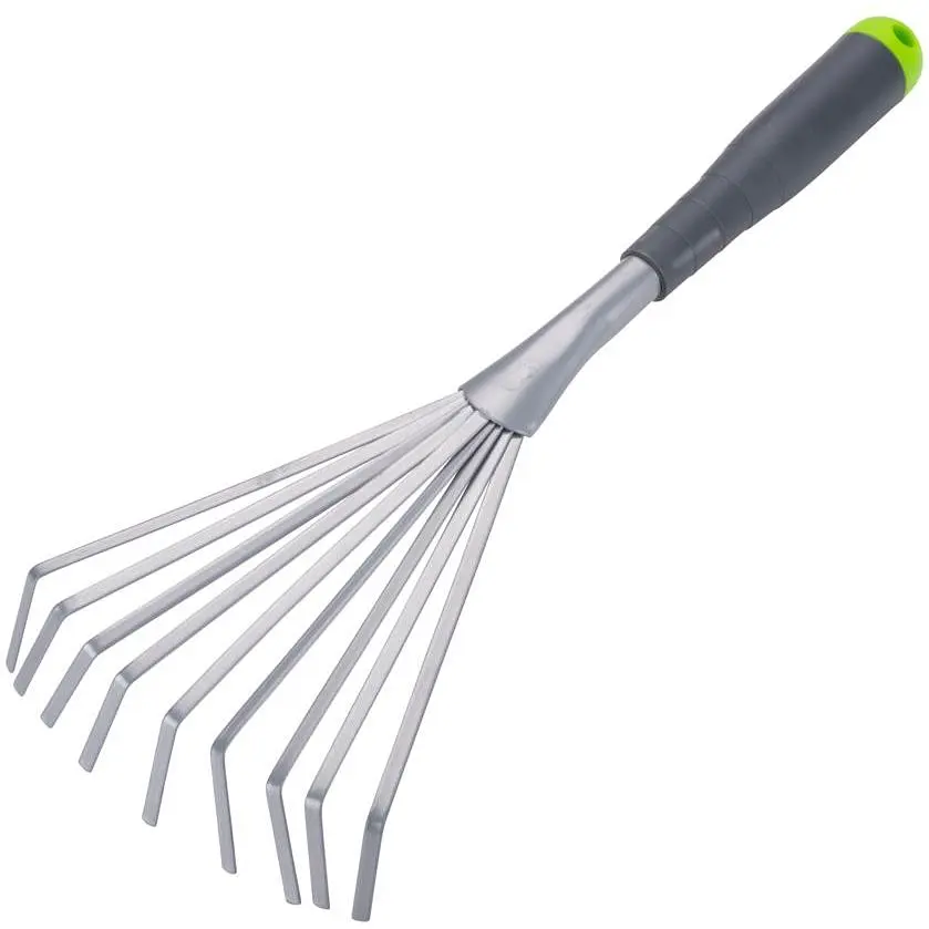 Грабли Kinzo Garden веерные 37.5 см серые - фото 3