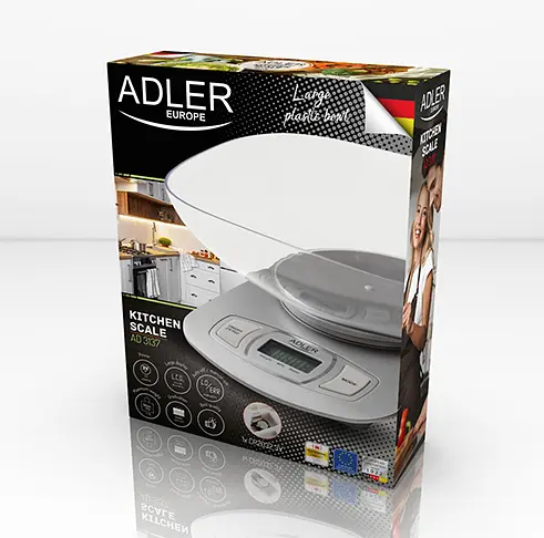 Ваги кухонні Adler AD 3137s з чашею 1.5 л - фото 4