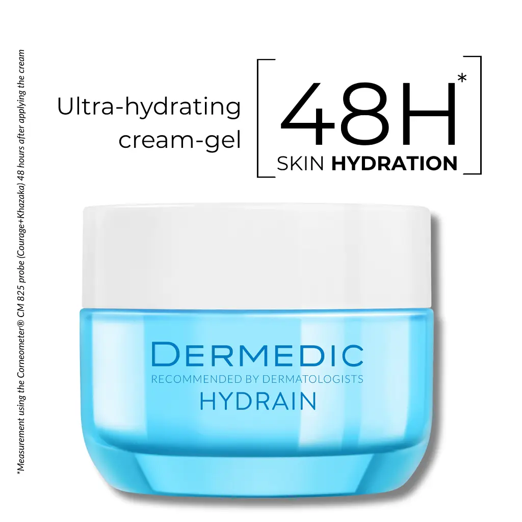 Крем для обличчя Dermedic Hydrain 3 Hialuro Ультра зволожувальний крем-гель 50 мл (5901643172718) - фото 3