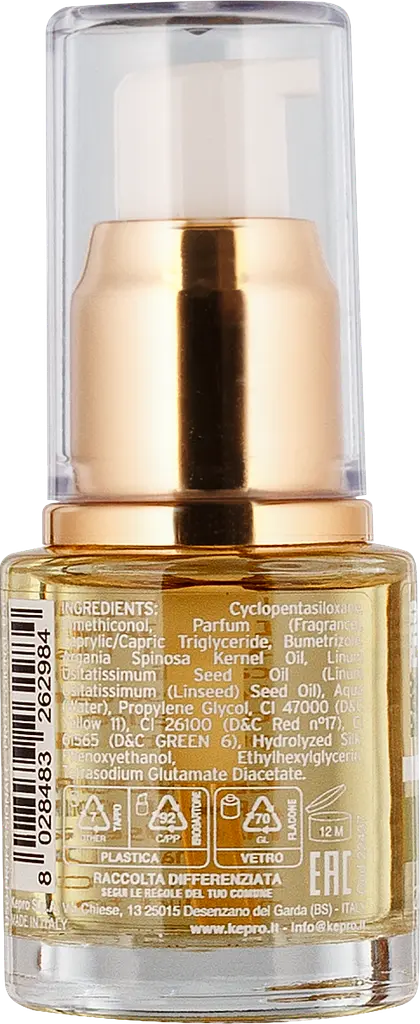 Рідкі кристали з аргановою олією для сухого волосся KayPro Argan Oil 20 мл - фото 4